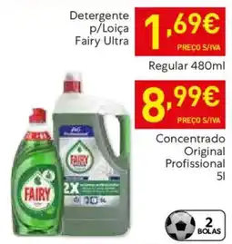 Recheio Detergente p/Loiça Fairy Ultra Concentrado Original Profissional promoção
