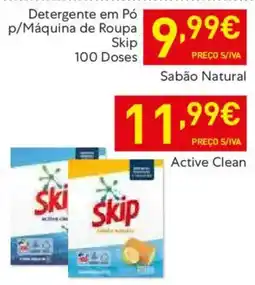 Recheio Detergente em Pó p/Máquina de Roupa Skip Active Clean promoção