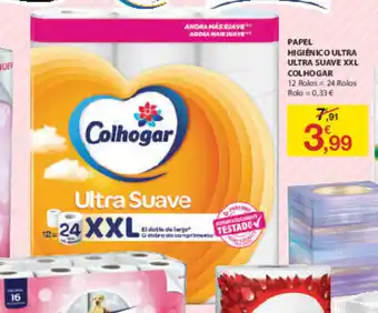 E.Leclerc Papel Higiénico Ultra Ultra Suave XXL Colhogar promoção
