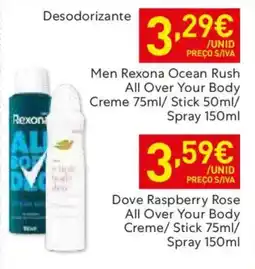 Recheio Desodorizante Men Rexona Ocean Rush All Over Your Body promoção