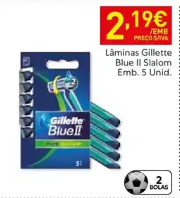 Recheio Lâminas Gillette Blue II Slalom promoção