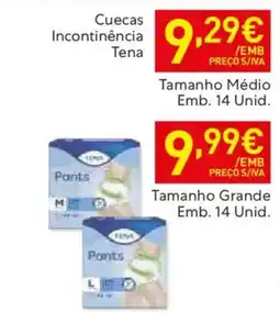 Recheio Cuecas Incontinência Tena Tamanho Médio promoção