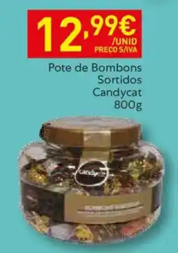 Recheio Pote de Bombons Sortidos Candycat promoção