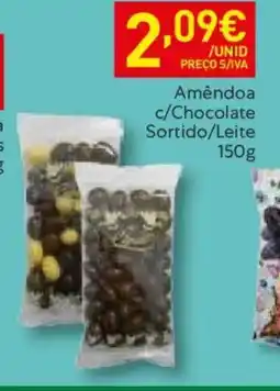 Recheio Amêndoa c/Chocolate Sortido/Leite promoção