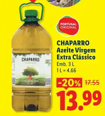 Lidl CHAPARRO Azeite Virgem Extra Clássico promoção