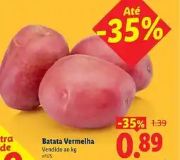 Lidl Batata Vermelha promoção
