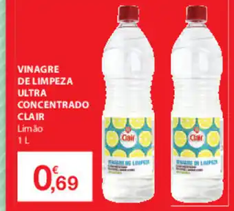 E.Leclerc Vinagre de Limpeza Ultra Concentrado Clair 1L promoção