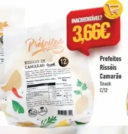 Belita Prefeitos Rissóis Camarão Snack C/12 promoção