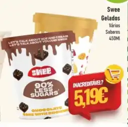 Belita Swee Gelados Vários Sabores promoção