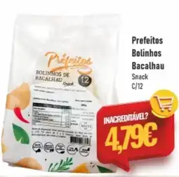 Belita Prefeitos Bolinhos Bacalhau Snack C/12 promoção