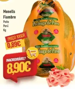 Belita Monells Fiambre Peito Perú promoção