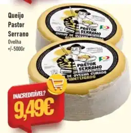 Belita Queijo Pastor Serrano Ovelha promoção
