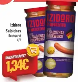 Belita Izidoro Salsichas Bockwurst C/5 promoção