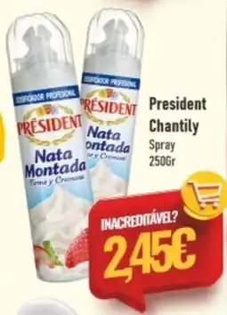 Belita President Chantily Spray promoção