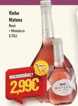 Belita Vinho Mateus Rosé + Miniatura promoção