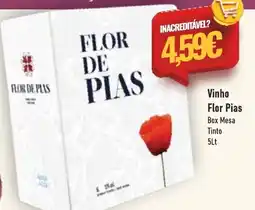 Belita Vinho Flor Pias Box Mesa Tinto promoção