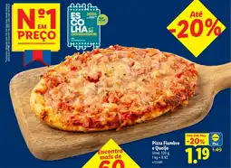 Lidl Pizza Fiambre e Queijo Unid. promoção