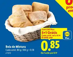 Lidl Bola de Mistura promoção