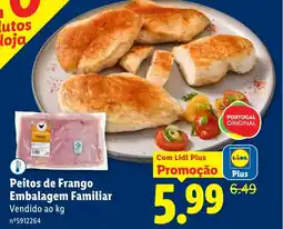 Lidl Peitos de Frango Embalagem Familiar promoção