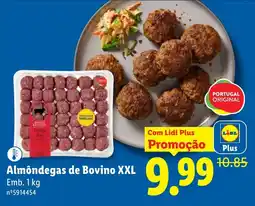 Lidl Almôndegas de Bovino XXL promoção