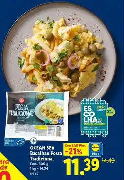 Lidl OCEAN SEA Bacalhau Posta Tradicional promoção