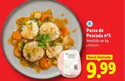 Lidl Posta de Pescada nº5 promoção
