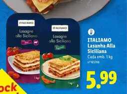 Lidl ITALIAMO Lasanha Alla Siciliana promoção