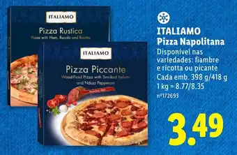 Lidl ITALIAMO Pizza Napolitana promoção