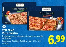 Lidl ITALIAMO Pizza Familiar promoção