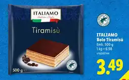 Lidl ITALIAMO Bolo Tiramisú promoção