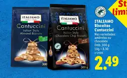 Lidl ITALIAMO Biscoitos Cantuccini promoção