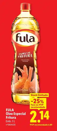Lidl FULA Óleo Especial Fritura promoção