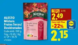 Lidl ALESTO Mistura Frutos secos/ Desidratados Cada promoção