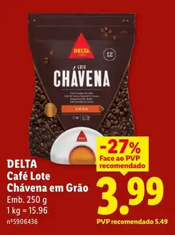 Lidl DELTA Café Lote Chávena em Grão promoção