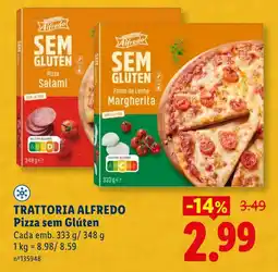 Lidl TRATTORIA ALFREDO Pizza sem Glúten promoção