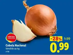 Lidl Cebola Nacional promoção