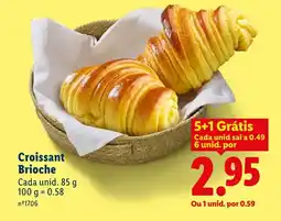 Lidl Croissant Brioche promoção