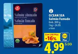 Lidl OCEAN SEA Salmão Fumado promoção