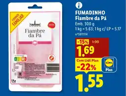Lidl FUMADINHO Fiambre da Pá promoção