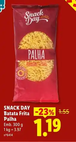 Lidl SNACK DAY Batata Frita Palha promoção