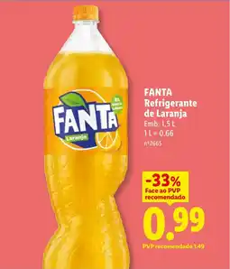 Lidl FANTA Refrigerante de Laranja promoção