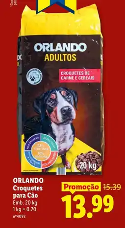 Lidl ORLANDO Croquetes para Cão promoção