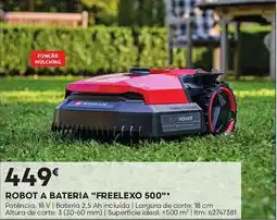 Bricomarché Robot a bateria "freelexo 500"* promoção