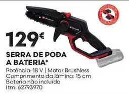 Bricomarché Serra de poda a bateria promoção