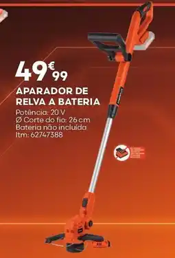 Bricomarché Aparador de relva a bateria promoção