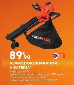 Bricomarché Aspirador/soprador a bateria promoção