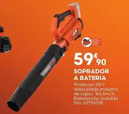 Bricomarché Soprador a bateria promoção