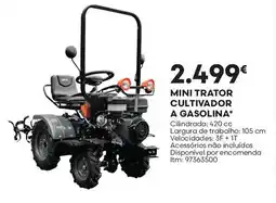 Bricomarché Mini trator cultivador a gasolina promoção