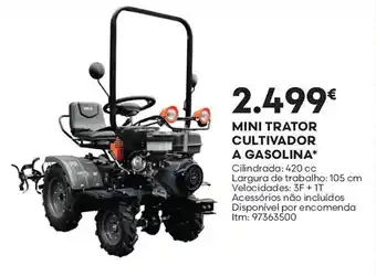 Bricomarché Mini trator cultivador a gasolina promoção