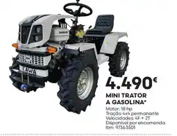 Bricomarché Mini trator a gasolina promoção